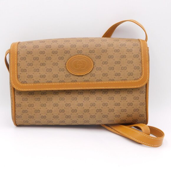 Gucci Vintage Micro GG Supreme Shoulder Bag | Coated Canvas | Authentic | Fair - Picture 15 of 15